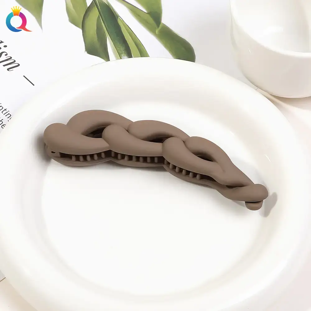 Black High-End Hair Clip Bow for Women