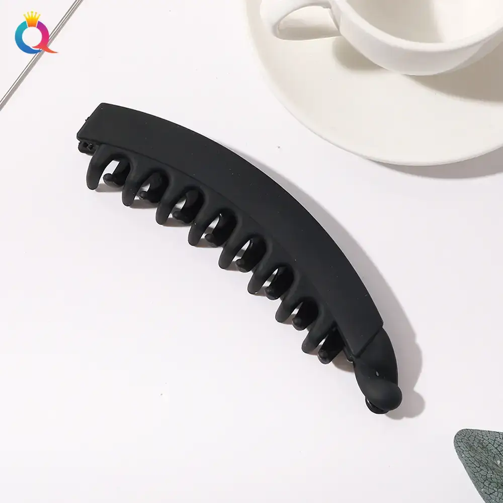 Black High-End Hair Clip Bow for Women
