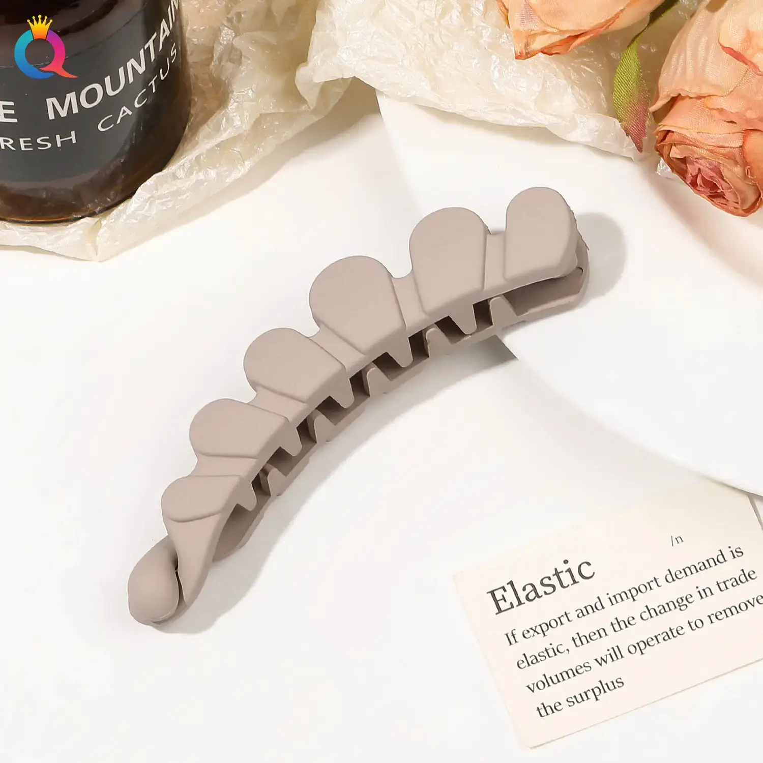 Black High-End Hair Clip Bow for Women