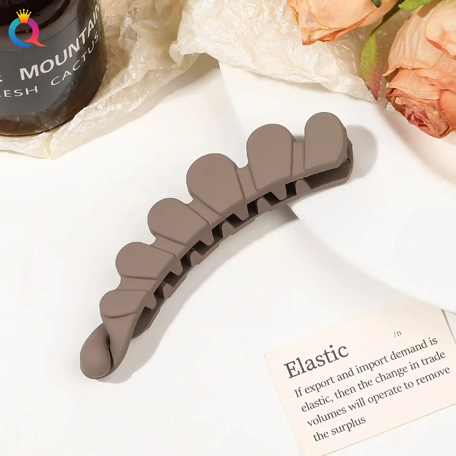 Black High-End Hair Clip Bow for Women