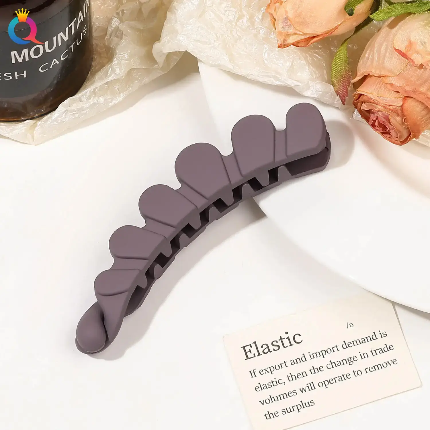 Black High-End Hair Clip Bow for Women