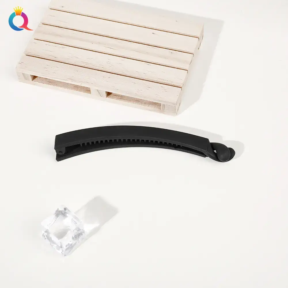 Black High-End Hair Clip Bow for Women