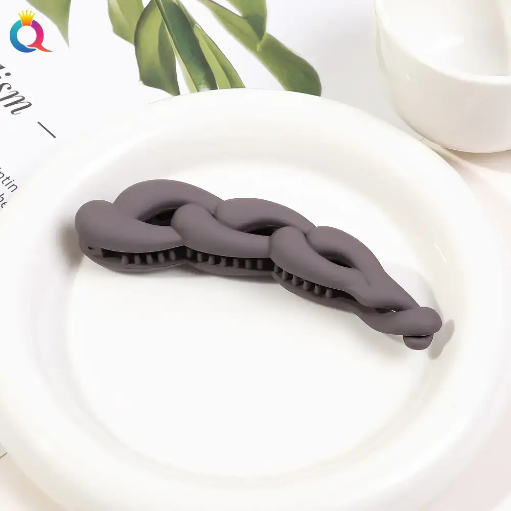 Black High-End Hair Clip Bow for Women