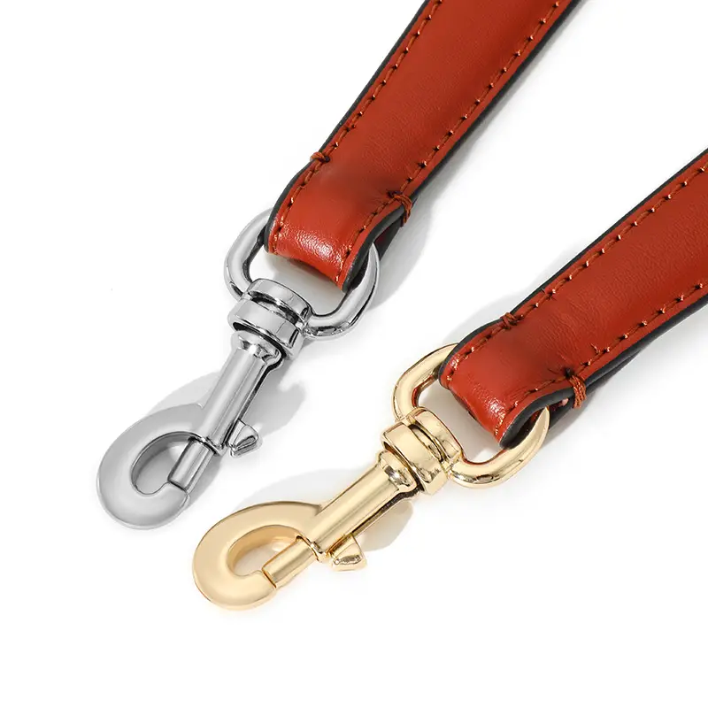 Adjustable Red Leather Shoulder Strap with Metal Clasp - Image 12