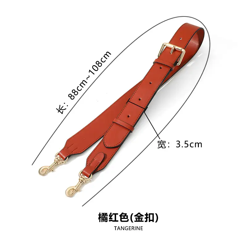 A- 9 adjustable 989 grain orange straight gold buckle
