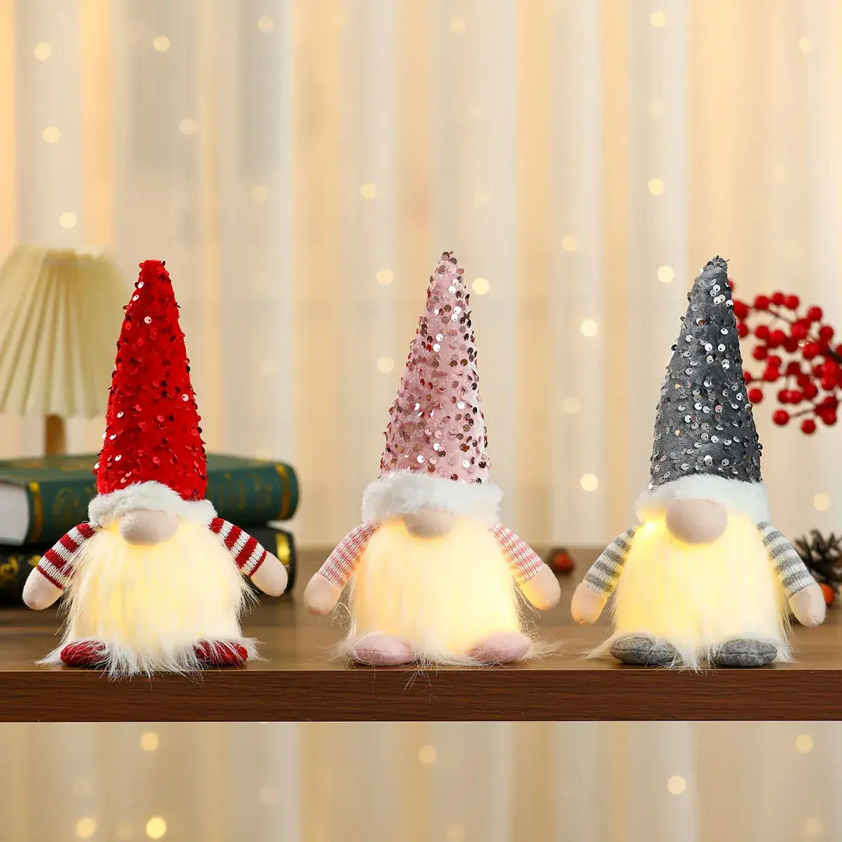 Cross-border Luminous Doll with Light & Glitter — feature 1