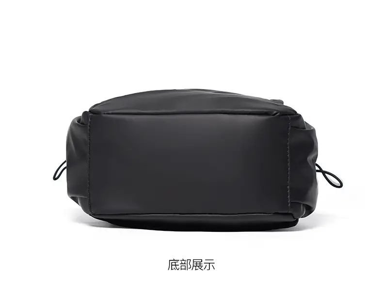Men's Black Crossbody Backpack Large Capacity Foreign Trade — feature 24