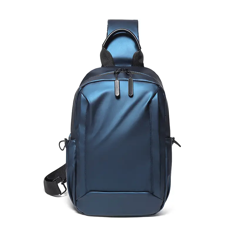 Men's Black Crossbody Backpack Large Capacity Foreign Trade - Image 3