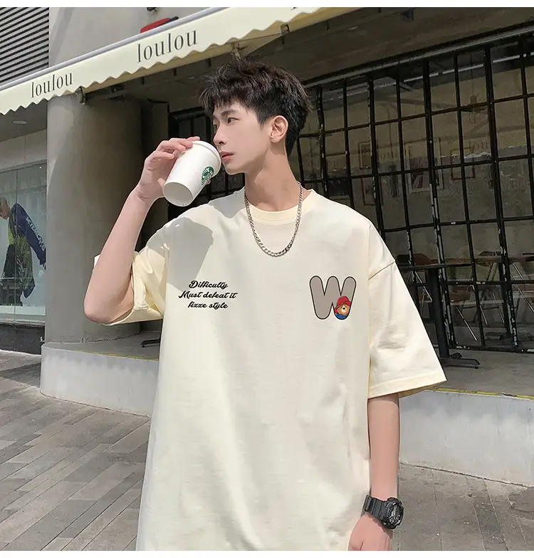 Men Bear Printed Cotton T-Shirt Summer 2024 — feature 21