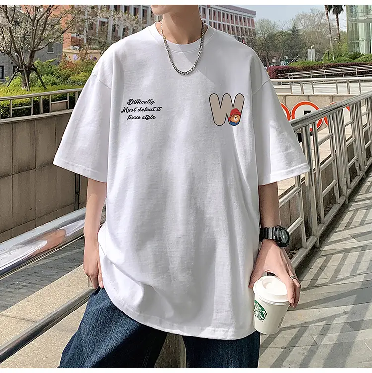 Men Bear Printed Cotton T-Shirt Summer 2024 — feature 29