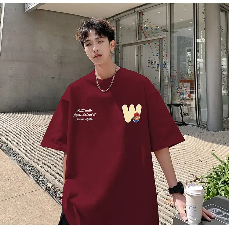 Men Bear Printed Cotton T-Shirt Summer 2024 — feature 40