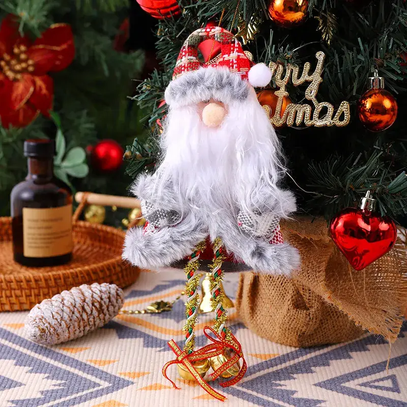 Santa Claus Decorative Pendants with Bell Accents — feature 11