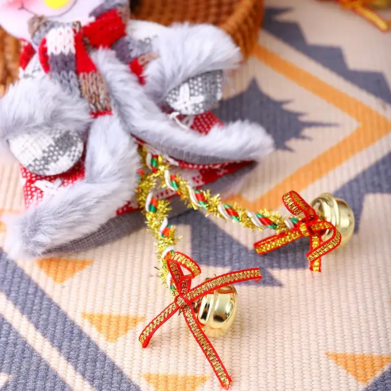Santa Claus Decorative Pendants with Bell Accents — feature 4
