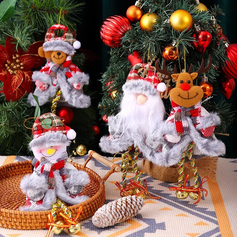 Santa Claus Decorative Pendants with Bell Accents — feature 7
