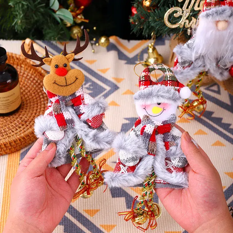 Santa Claus Decorative Pendants with Bell Accents — feature 8