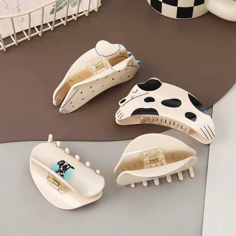 Korean Acetic Acid Puppy Clip Headwear for Women - Image 6