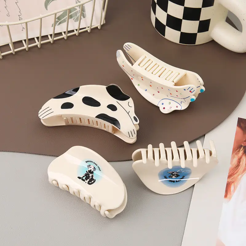 Korean Acetic Acid Puppy Clip Headwear for Women - Image 7