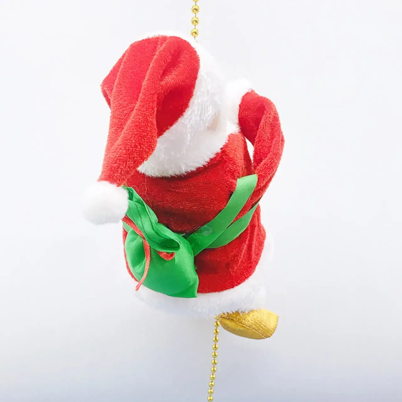 Plush Electric Santa Claus Hanging Ornament for Kids - Image 6