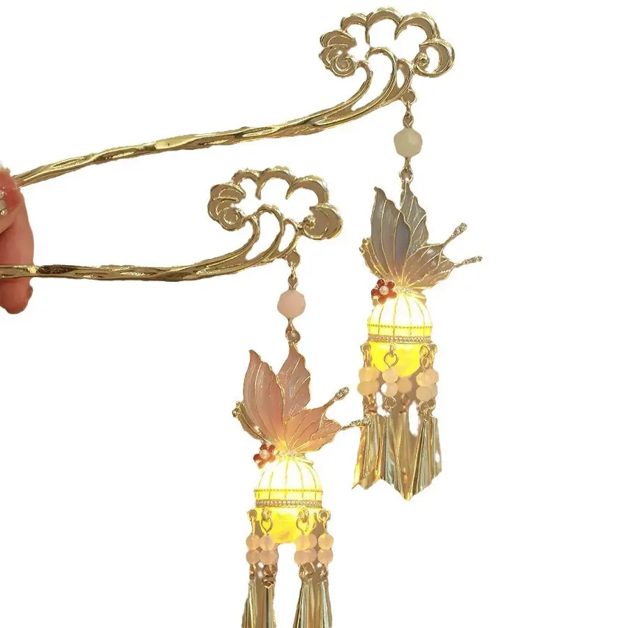 New Chinese Butterfly Tassel Hairpin for Women — feature 5