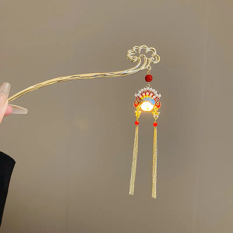 New Chinese Butterfly Tassel Hairpin for Women - Image 3