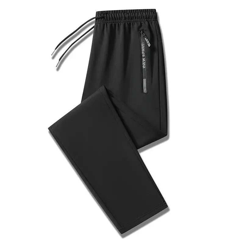 Men's Grey Loose Jogger Pants Large Casual Sweatpants - Image 2