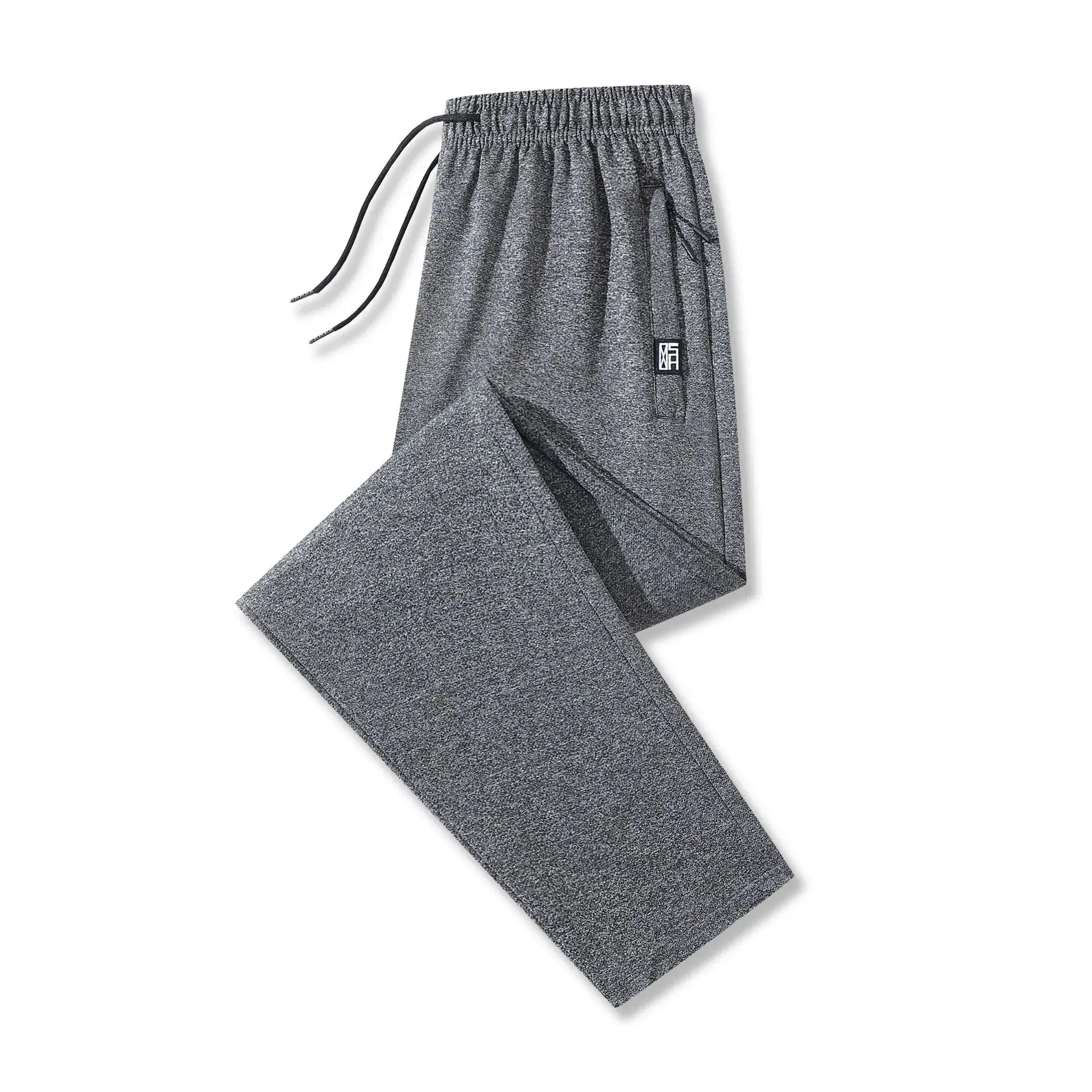 Men's Grey Loose Jogger Pants Large Casual Sweatpants - Image 20