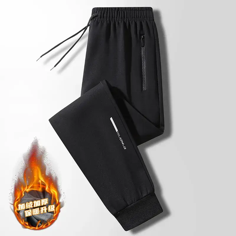 Men's Grey Loose Jogger Pants Large Casual Sweatpants - Image 21