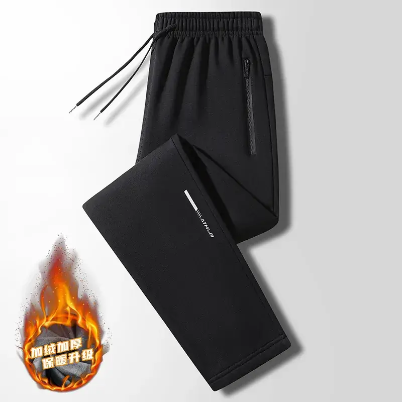 Men's Grey Loose Jogger Pants Large Casual Sweatpants - Image 22