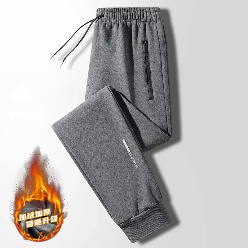 Men's Grey Loose Jogger Pants Large Casual Sweatpants - Image 23