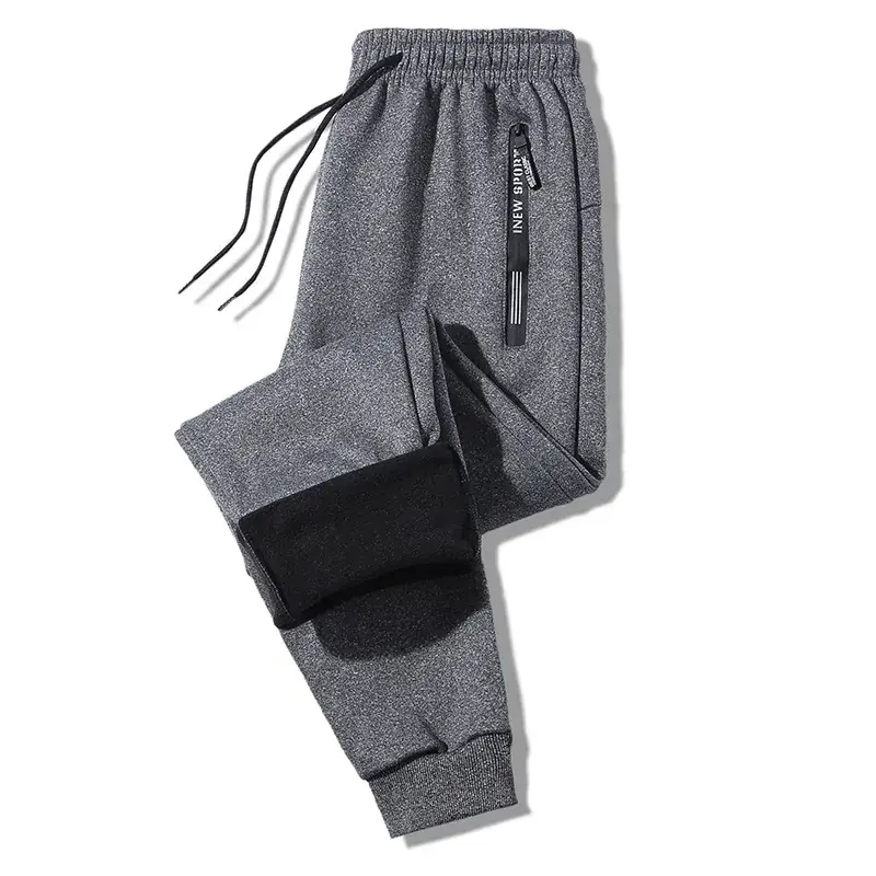 Men's Grey Loose Jogger Pants Large Casual Sweatpants - Image 29