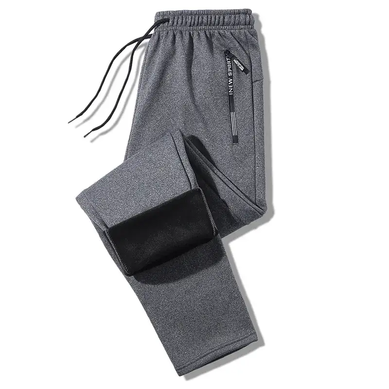 Men's Grey Loose Jogger Pants Large Casual Sweatpants - Image 30