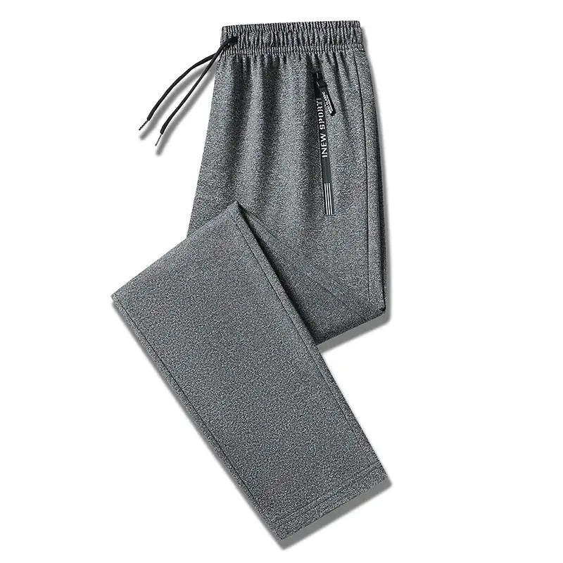 Men's Grey Loose Jogger Pants Large Casual Sweatpants - Image 6
