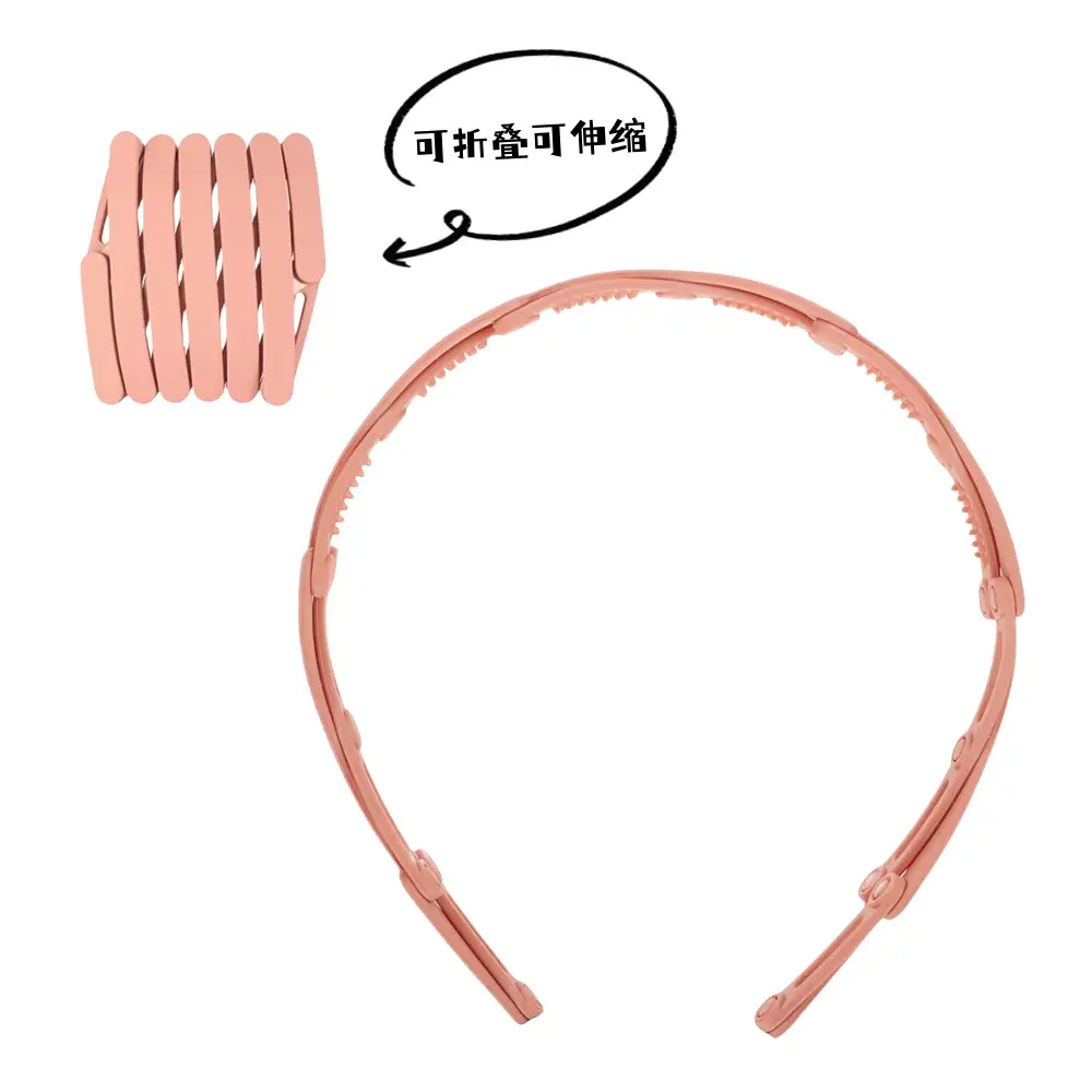 Women's Korean Fashion Hair Band Foldable Portable Non-slip - Image 2
