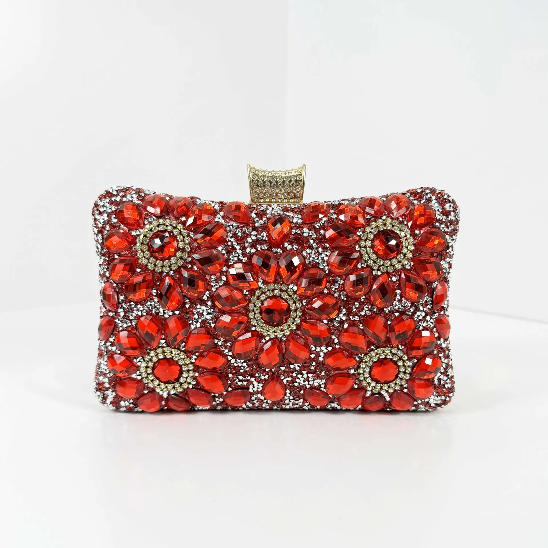 Vintage Green Gemstone Evening Bag for Women - Image 4