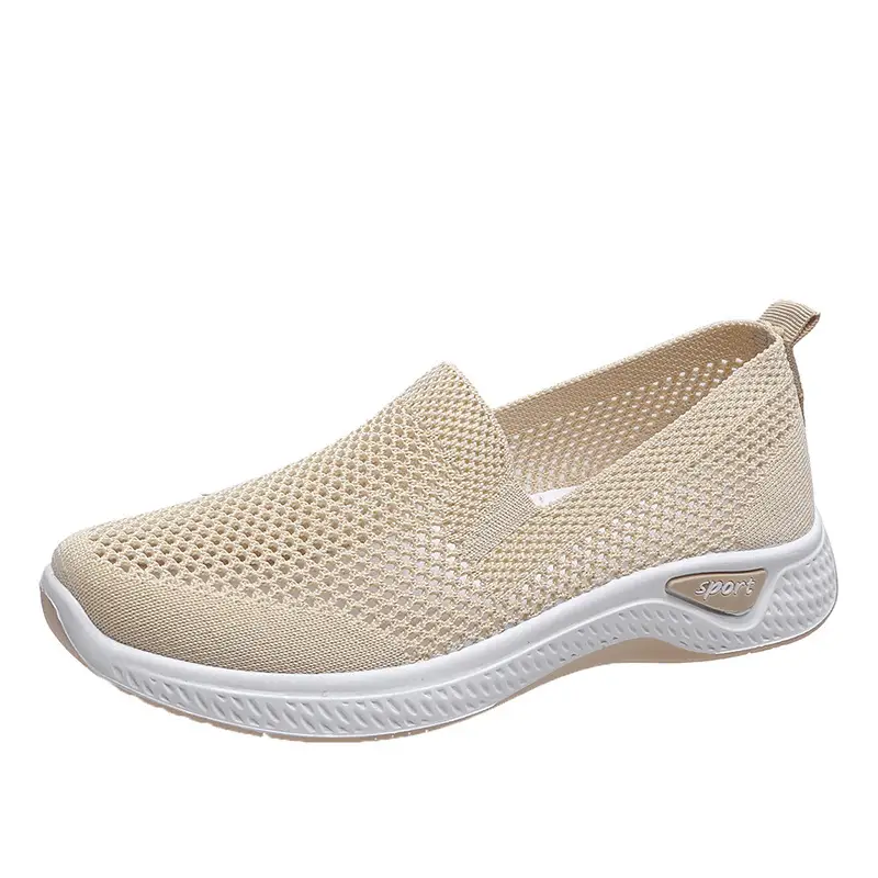 Women's Shoes 2025 New Cross-Border Foreign Trade Women's Casual Shoes Mom Shoes Sock Shoes Mesh Shoes Soft-Soled Sneakers for Women - Image 6