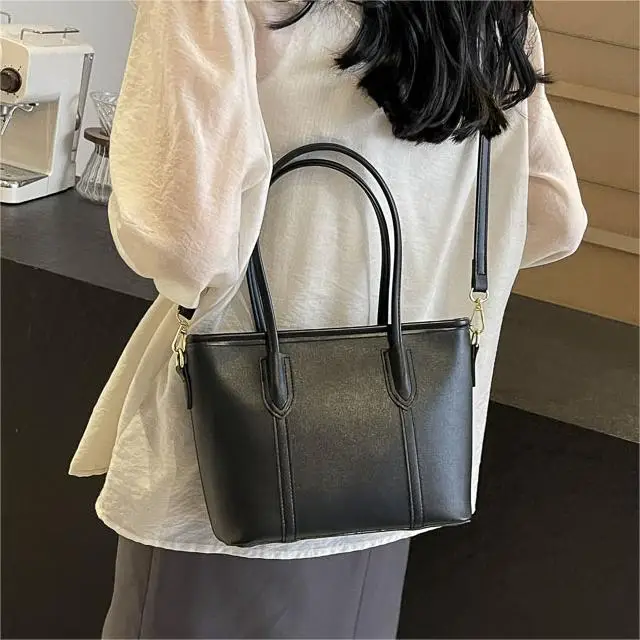 Women's Korean Style Shoulder Bag 2024 Summer Beige - Image 6