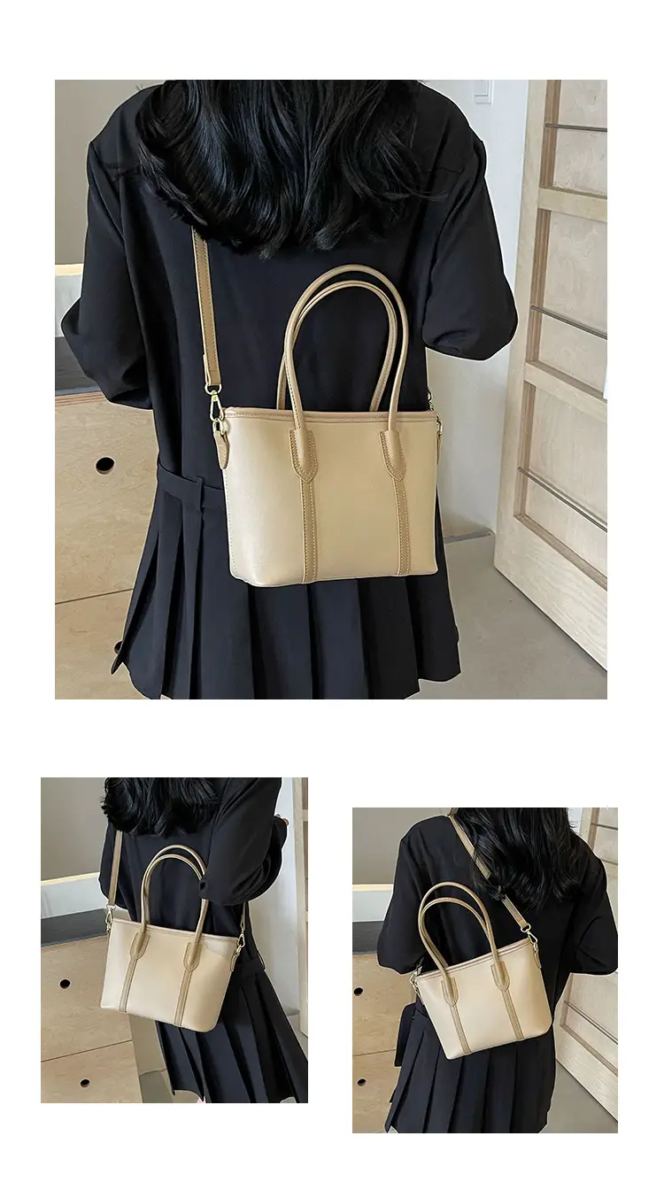 Women's Korean Style Shoulder Bag 2024 Summer Beige — feature 10