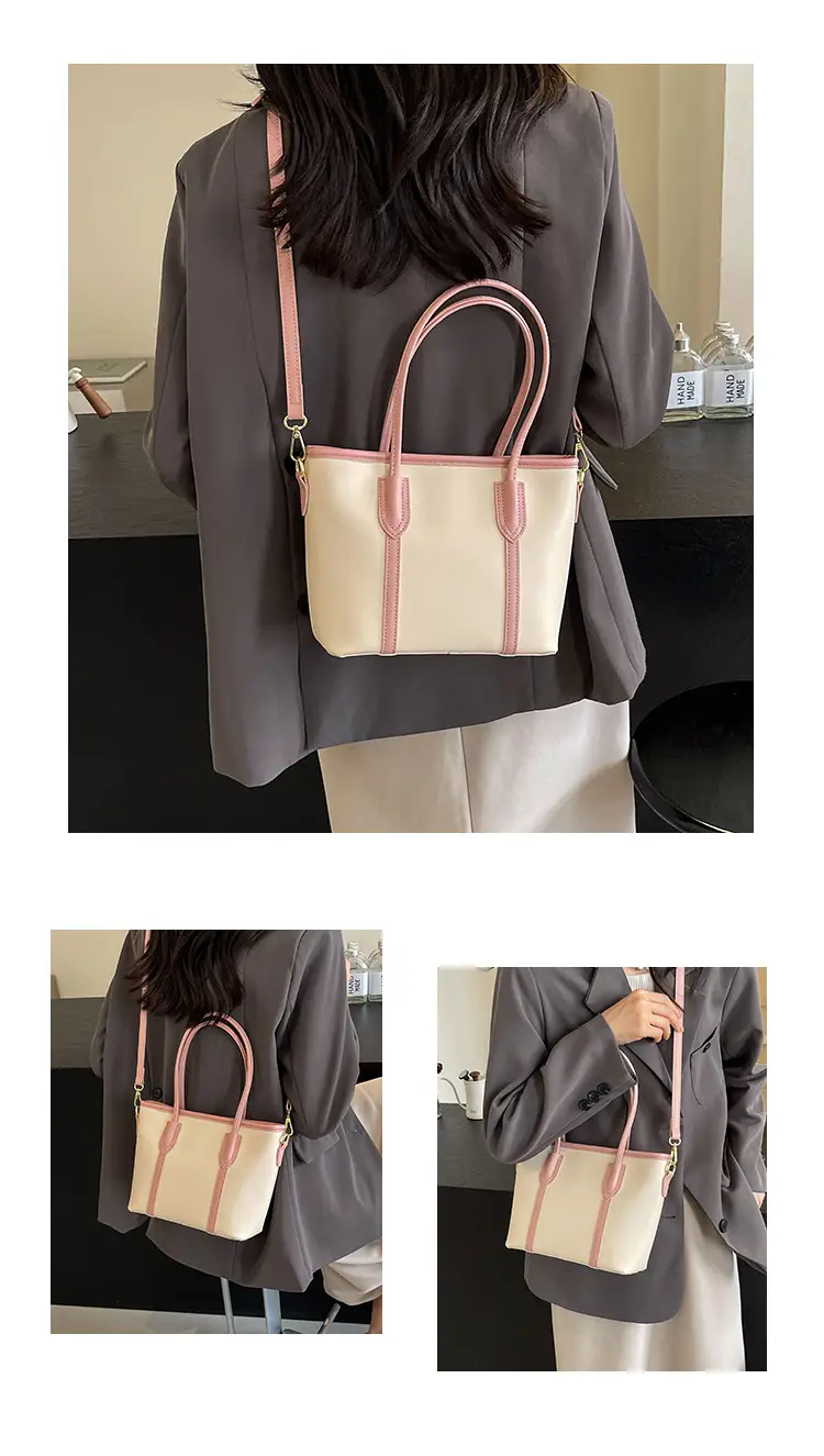 Women's Korean Style Shoulder Bag 2024 Summer Beige — feature 12