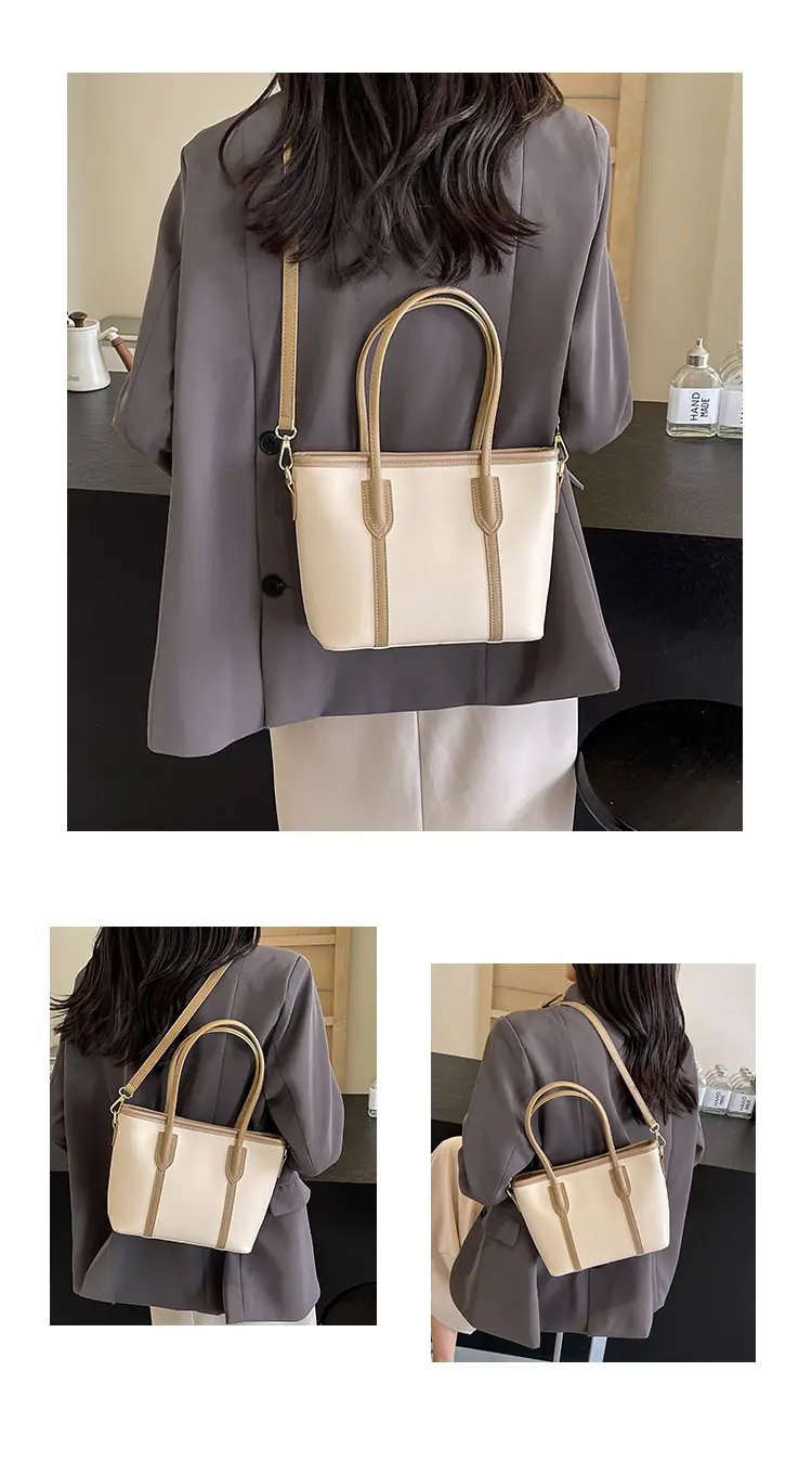 Women's Korean Style Shoulder Bag 2024 Summer Beige — feature 13