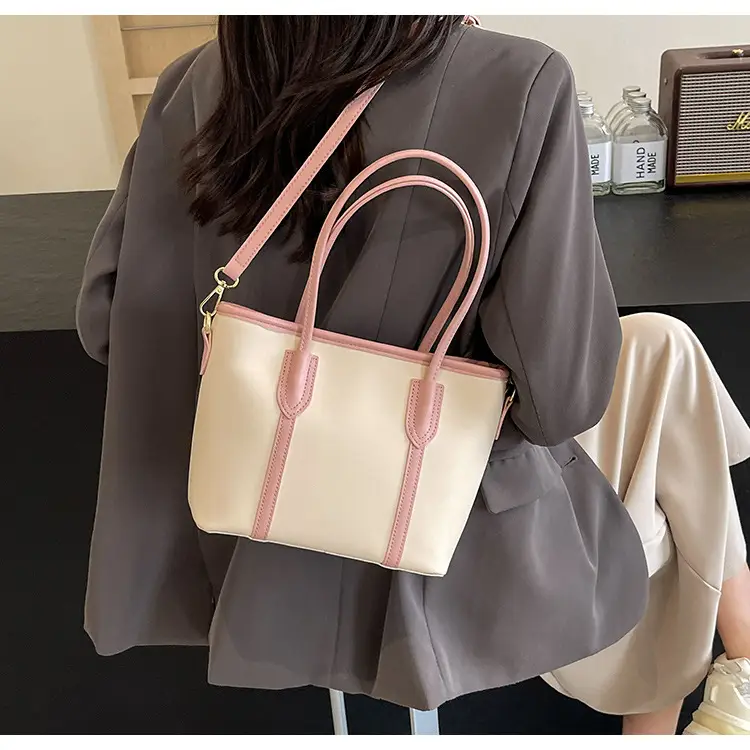Women's Korean Style Shoulder Bag 2024 Summer Beige — feature 26