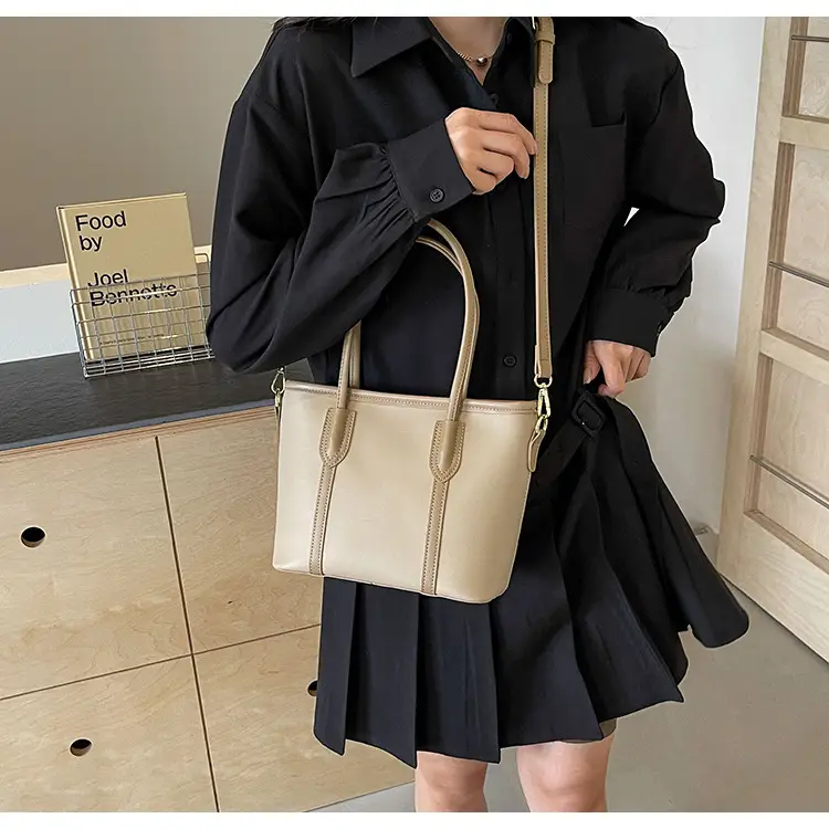 Women's Korean Style Shoulder Bag 2024 Summer Beige — feature 27