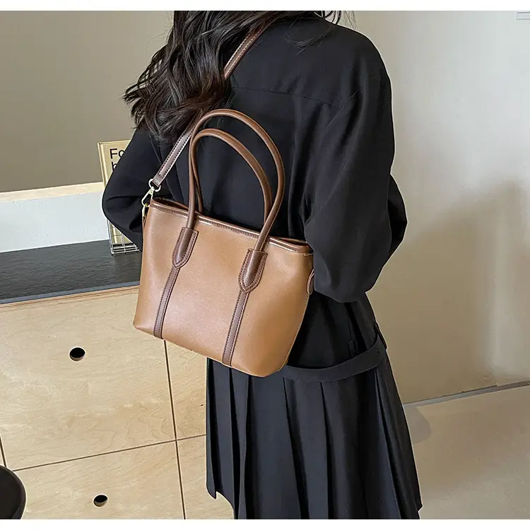 Women's Korean Style Shoulder Bag 2024 Summer Beige — feature 33