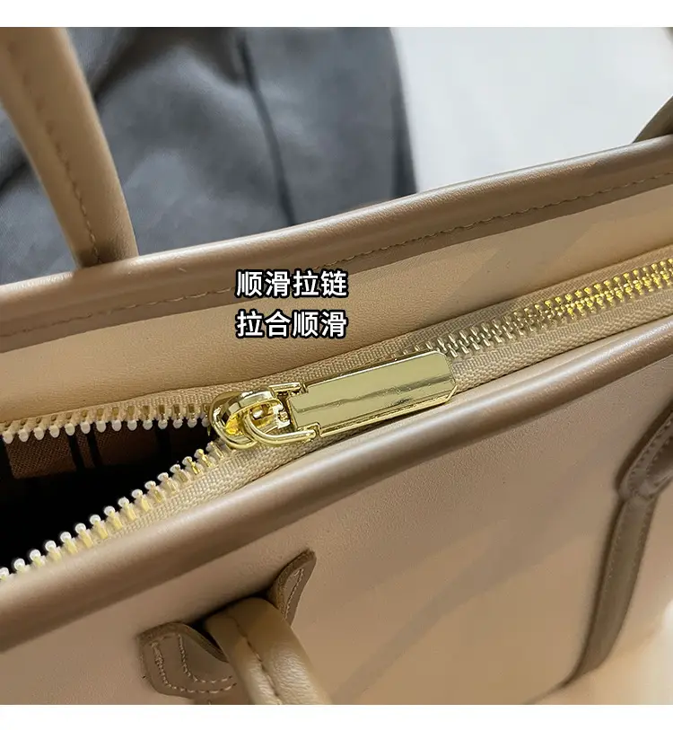 Women's Korean Style Shoulder Bag 2024 Summer Beige — feature 6