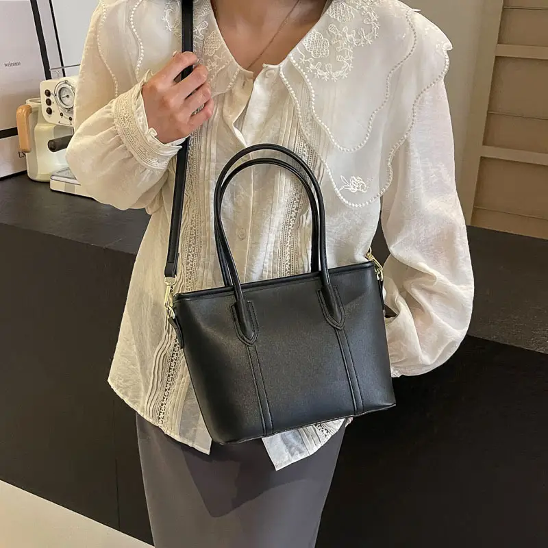 Women's Korean Style Shoulder Bag 2024 Summer Beige - Image 2