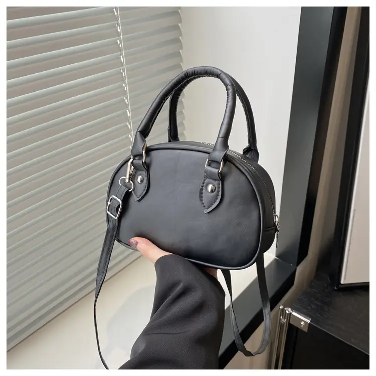 Cute White Pom Pom Shoulder Bag for Women
