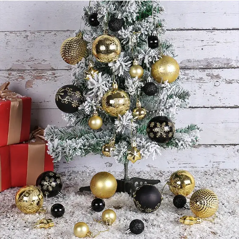 Christmas Ball Decorations Set of 100 Colors
