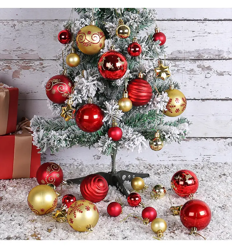 Christmas Ball Decorations Set of 100 Colors — feature 8