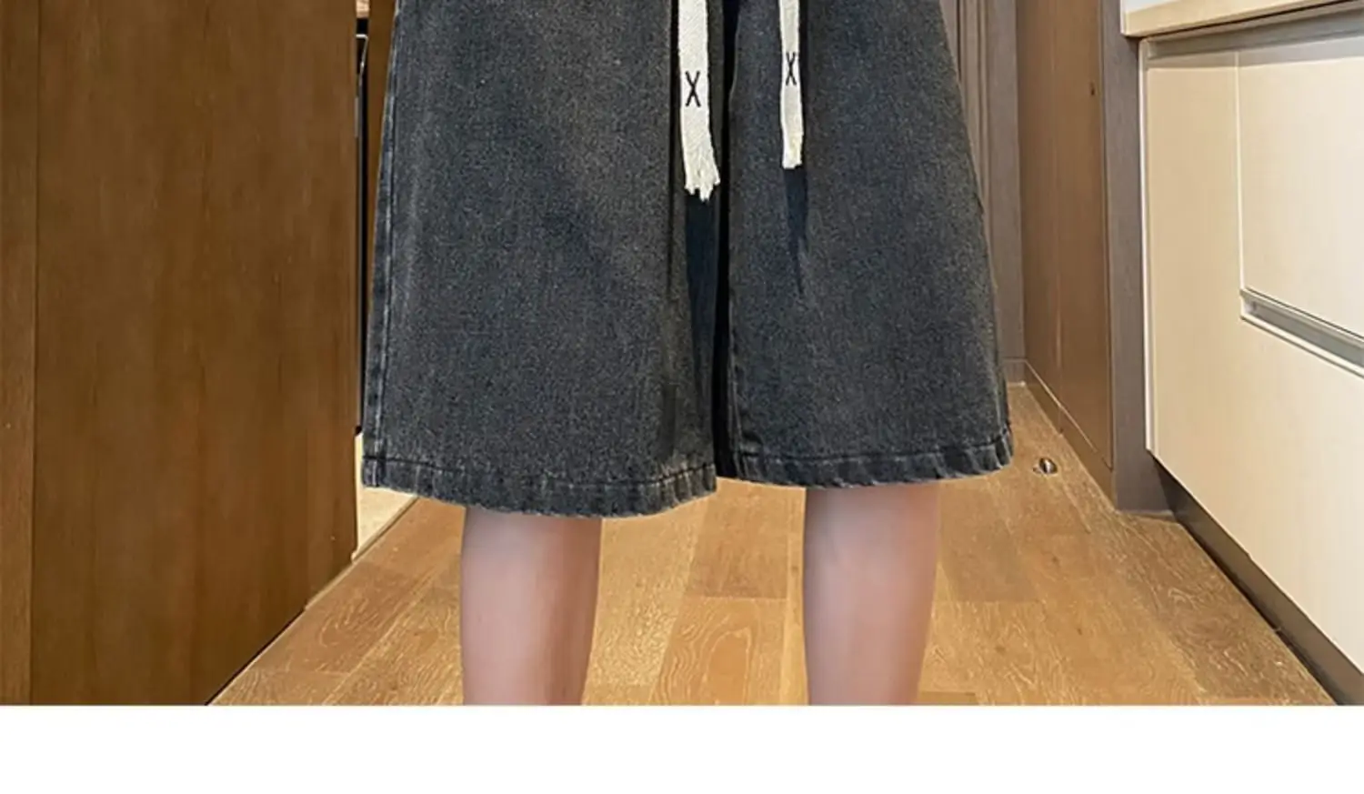 Men Japanese Washed Shorts Straight Leg Non-elastic Summer — feature 9