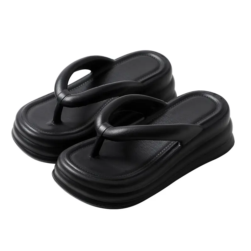 EVA Thick Pink Flip Flops Women Anti-odor Non-Slip - Image 11