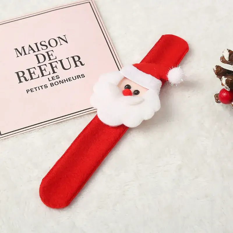 Christmas Santa Snowman Clap Ring Bracelet - Image 13